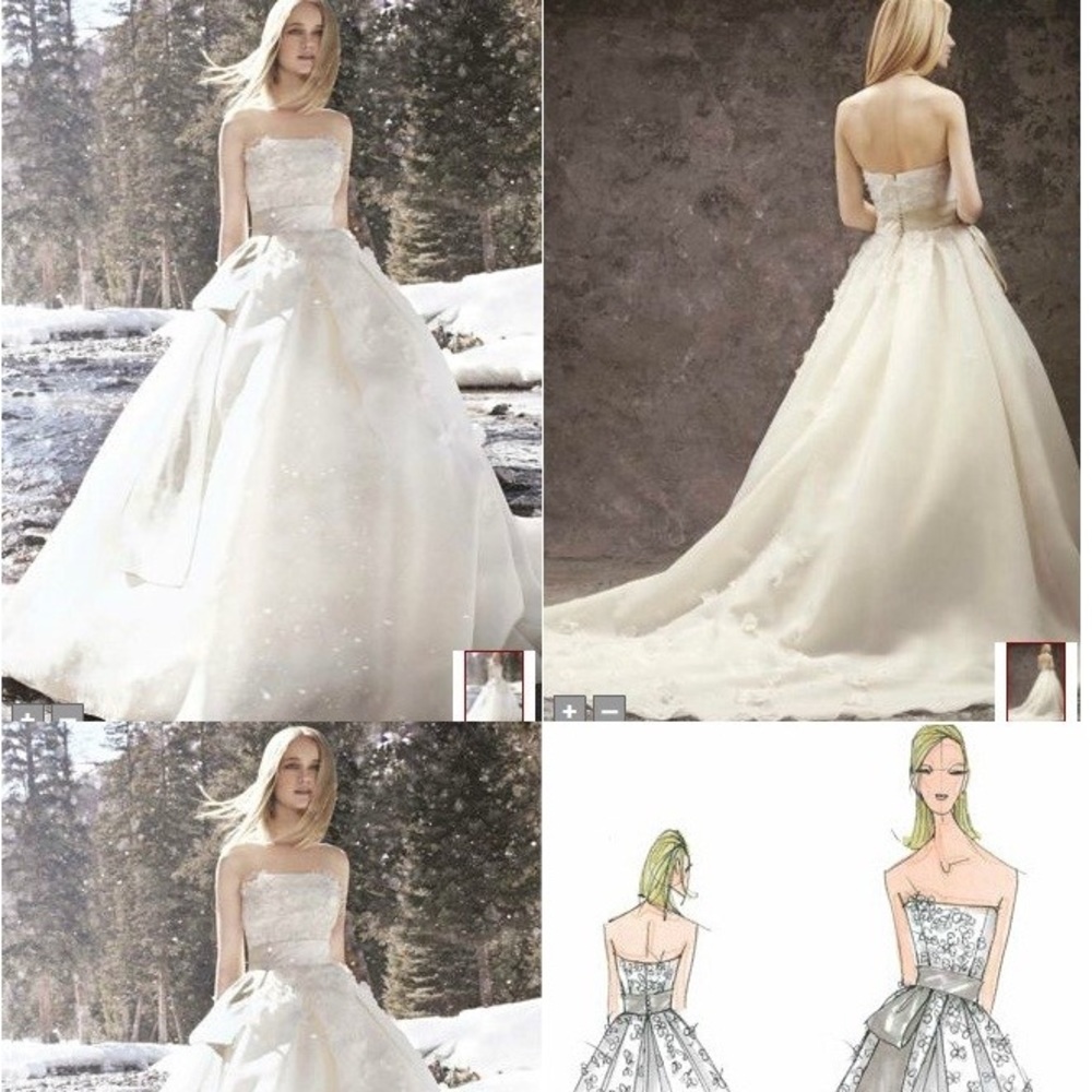 White By Vera Wang Wedding Dress Size 6